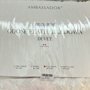Ambassador Goose Down Duvet Queen